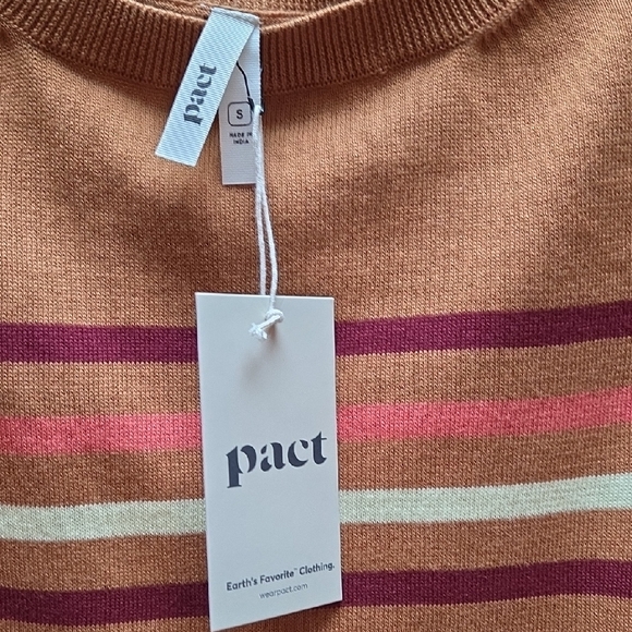 Pact Multicolor Striped Knit Tank - Picture 4 of 5